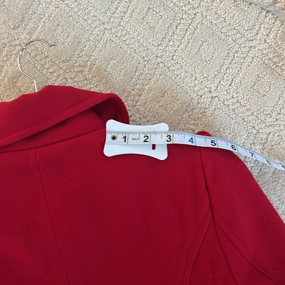 Forever 21 Red Coat size M - Picture 16 of 16